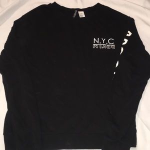 Black long sleeve T
